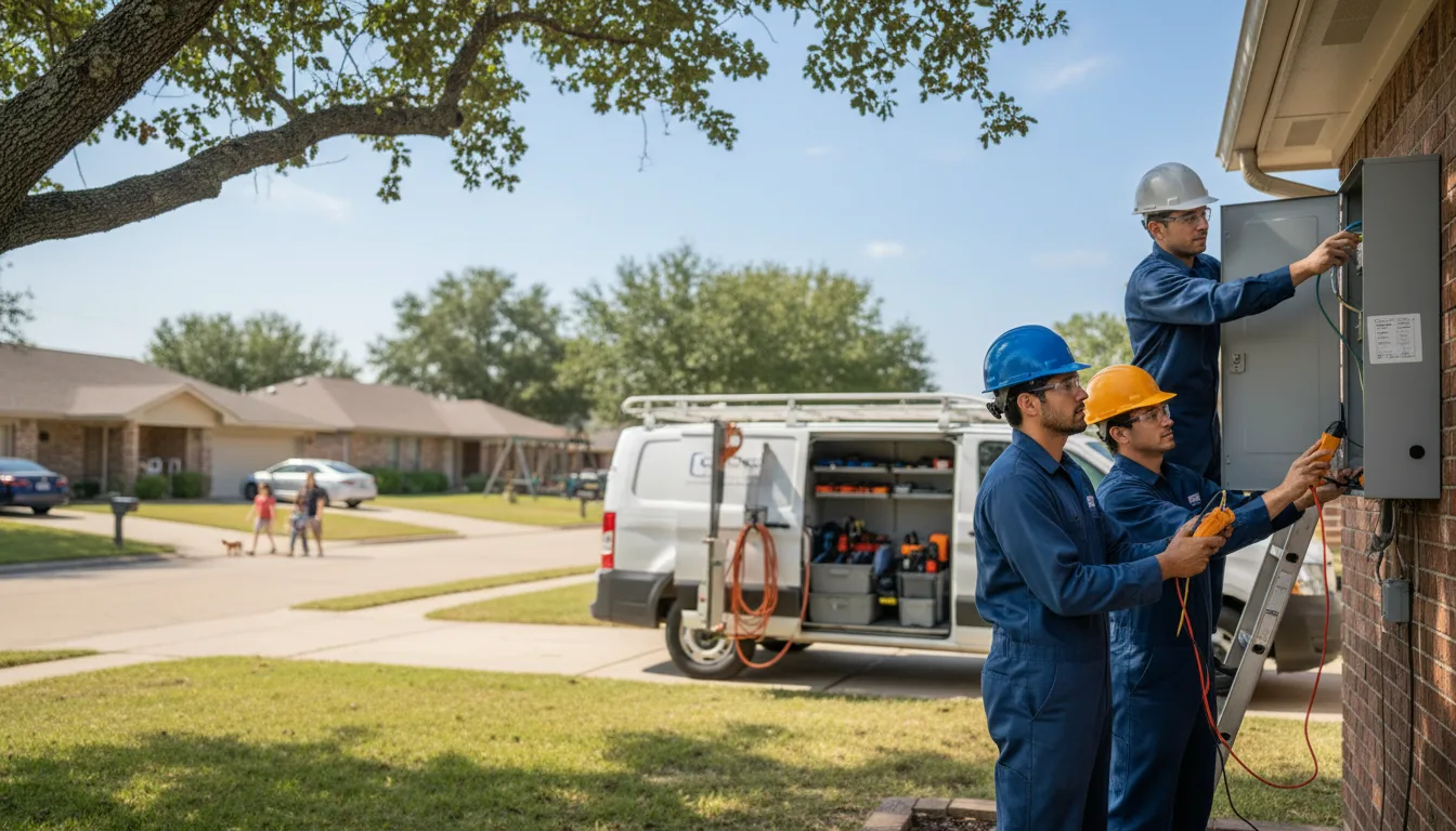 Certified electrician providing emergency electrical services in Fall Creek, WI